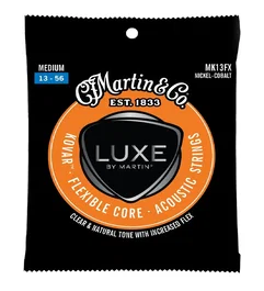 Martin Jeu de cordes acoustique Luxe Kovar Sp Flexible Core Medium 13-56