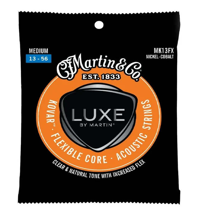 Martin Jeu de cordes acoustique Luxe Kovar Sp Flexible Core Medium 13-56 Martin Jeu de cordes acoustique Luxe Kovar Sp Flexible Core Medium 13-56