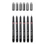 Sakura Pigma Micron Negro Edition Set de 6 tailles, Noir