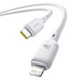 Baseus Silky Series Câble de charge USB-C vers Lightning 20W 2m Blanc Moon