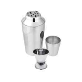 Fackelmann Set Shaker à cocktails 400 ml et Doseur diabolo 2/4 cl