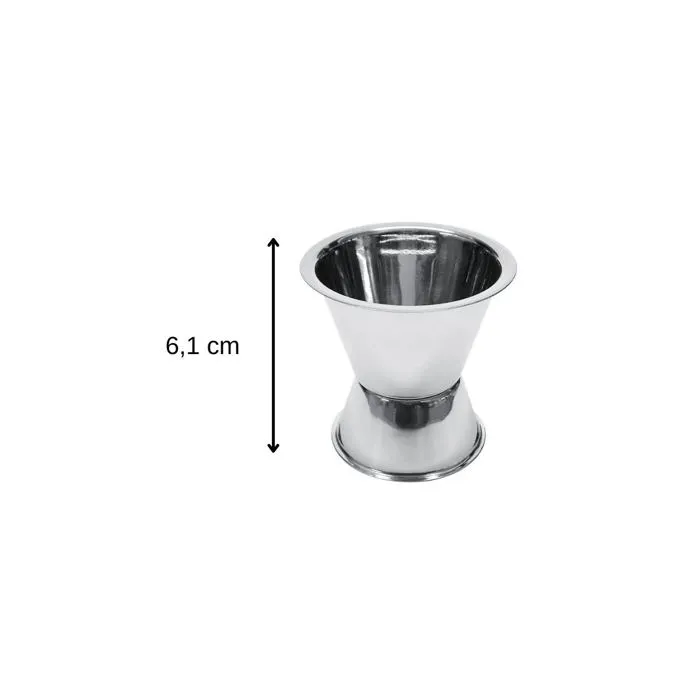 Fackelmann Shaker à Cocktail en Inox 400 ml avec Doseur Diabolo 2 cl et 4 cl - Set pour Mixologie et Bar