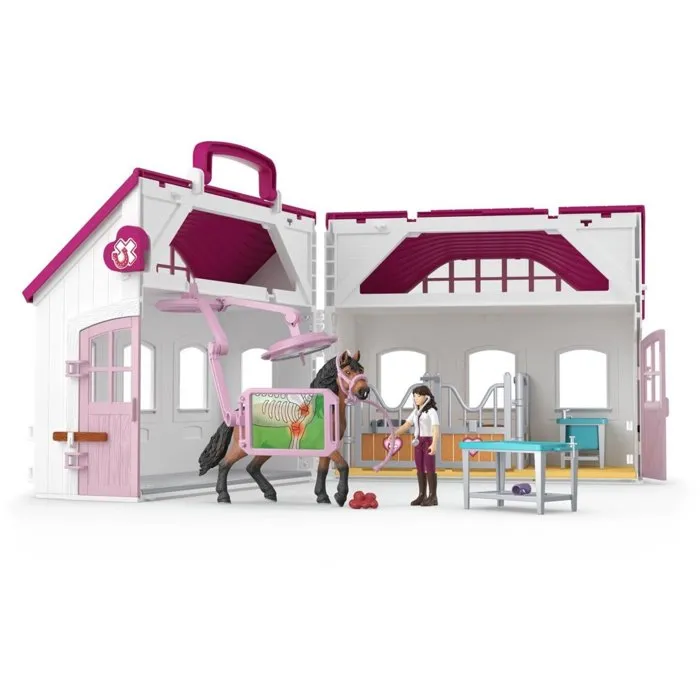 Schleich Figurine Clinique vétérinaire pour chevaux Horse Club 42787