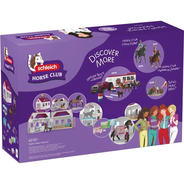 Schleich Figurine Clinique vétérinaire pour chevaux Horse Club 42787
