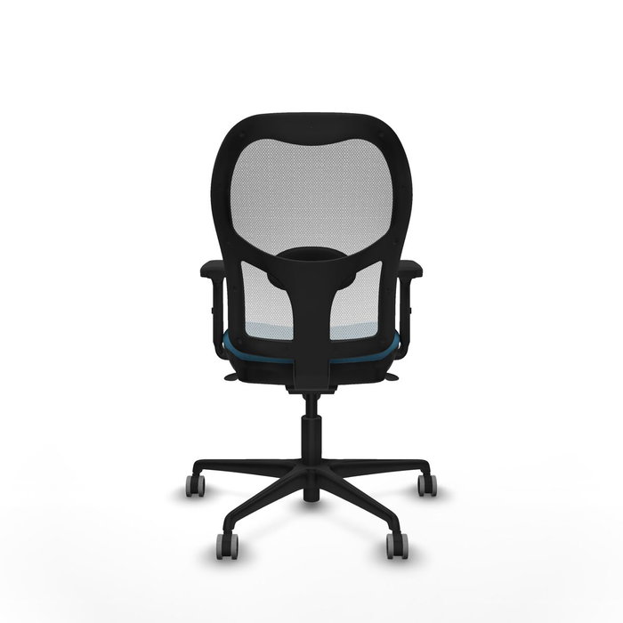 Piqueras y Crespo Chaise de Bureau 2D036G0 Blanc Vert pétrole
