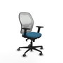 Piqueras y Crespo Chaise de Bureau 2D036G0 Blanc Vert pétrole