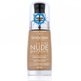Deborah Maquillage Perfect Nude 04 - Fond de teint longue tenue 24 heures, teint naturel parfait