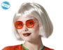 Atosa Lunettes Orange en forme de Citrouille pour Déguisement Halloween
