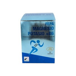 FEPADIET Fepa Sport Magnésium Potassium + Vitamine B6 Orange 20 Sachets - Complément Alimentaire Sport