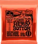 Ernie Ball Electric Slinky Top Heavy Bottom 10-52 Tripack (3) - cordes de guitare électrique