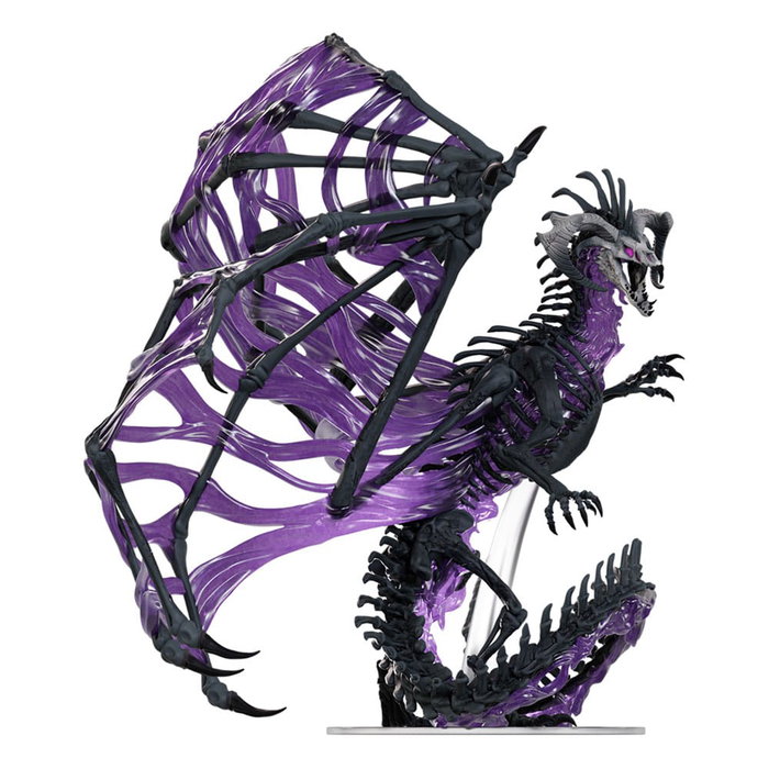 D&D Icons of the Realms miniature prépeinte "Boxed Miniature" Black Dracolich 30 cm D&D Icons of the Realms miniature prépeinte "Boxed Miniature" Black Dracolich 30 cm