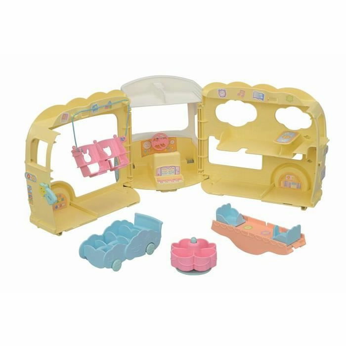 Sylvanian Families Le bus et sa cour de récréation 5744 Sylvanian Families Le bus et sa cour de récréation 5744