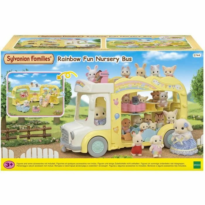 Sylvanian Families Le bus et sa cour de récréation 5744 Sylvanian Families Le bus et sa cour de récréation 5744