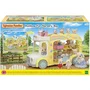 Sylvanian Families 5744 - Bus de jeu transformable en cour de récréation avec balançoire et tourniquet