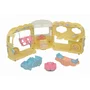 Sylvanian Families 5744 - Bus de jeu transformable en cour de récréation avec balançoire et tourniquet