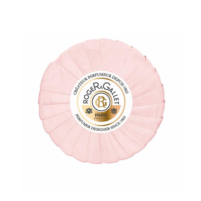 Roger & Gallet Savon Parfumé ROSE - Essence de Rose, Nettoyage Doux, Mousse Riche, Fragrance Fleurie, 100g Roger & Gallet Savon Parfumé ROSE - Essence de Rose, Nettoyage Doux, Mousse Riche, Fragrance Fleurie, 100g