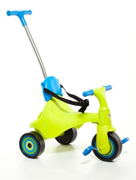 Molto Triciclo Urban Trike City Vert - Tricycle 5 en 1 pour Enfant (89 cm, Dès 10 Mois) en Métal et Plastique