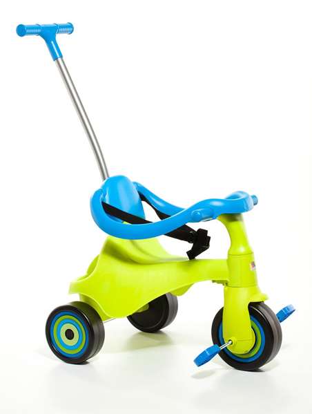 Molto Triciclo Urban Trike City Vert - Tricycle 5 en 1 pour Enfant (89 cm, Dès 10 Mois) en Métal et Plastique