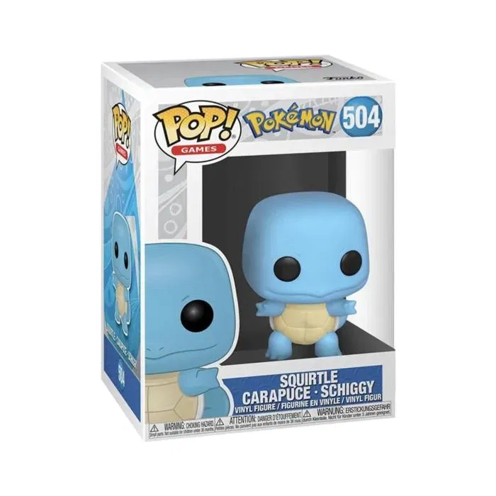 Funko Pop Pokémon Carapuce 504 - Figurine de Collection - Jeux Vidéo