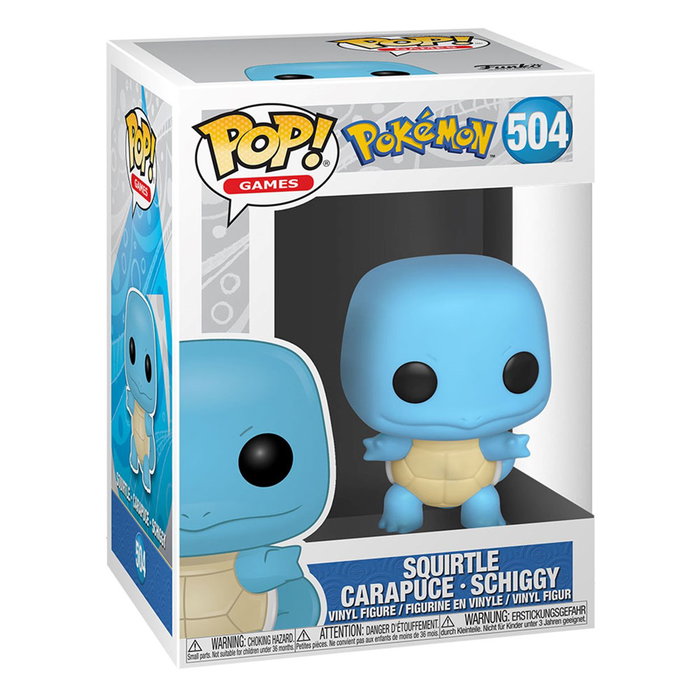 Funko Pop 50402 Pokemon Squirtle Figurine Vinyle 9 cm - Collection Jeux Vidéo