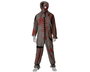 Déguisement Homme Adulte Muñeco Vudú Gris avec Masque Fermé et Combinaison Taille XL - Costume d'Halloween Effrayant