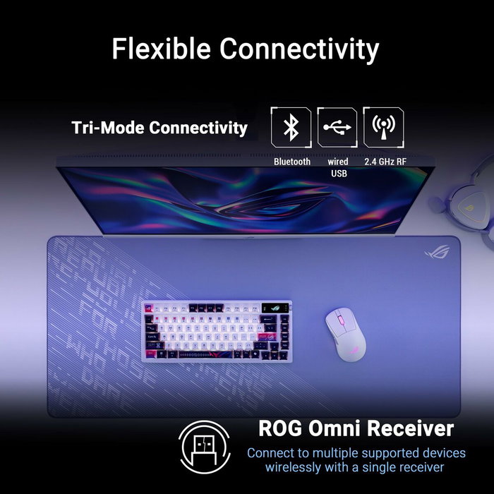 Souris Asus 90MP04A0-BMUA10 Blanc