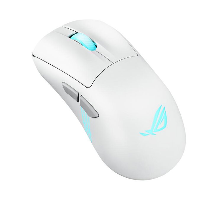 Asus ROG KERIS II ORIGIN - Souris Gaming sans fil légère, Bluetooth / 2.4 GHz, 42 000 DPI, Switchs mécaniques ROG, capteur AimPoint Pro, blanc - Ref. 90MP04A0-BMUA10