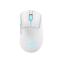 Asus ROG KERIS II ORIGIN - Souris Gaming sans fil légère, Bluetooth / 2.4 GHz, 42 000 DPI, Switchs mécaniques ROG, capteur AimPoint Pro, blanc - Ref. 90MP04A0-BMUA10