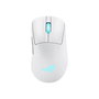 Asus ROG KERIS II ORIGIN - Souris Gaming sans fil légère, Bluetooth / 2.4 GHz, 42 000 DPI, Switchs mécaniques ROG, capteur AimPoint Pro, blanc - Ref. 90MP04A0-BMUA10