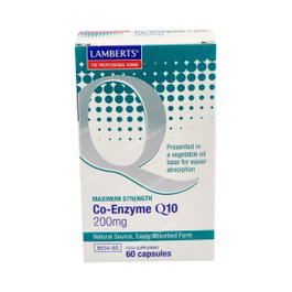LAMBERTS Coenzyme Q10 200mg 60 capsules
