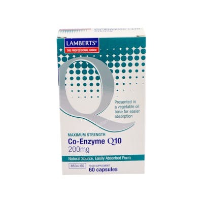 LAMBERTS Coenzyme Q10 200 mg, 60 capsules LAMBERTS Coenzyme Q10 200 mg, 60 capsules