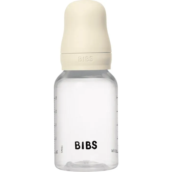 Bibs Biberon bébé avec embout rond en silicone, 150 ml, Ivory Bibs Biberon bébé avec embout rond en silicone, 150 ml, Ivory