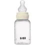 Bibs Biberon bébé avec embout rond en silicone, 150 ml, Ivory