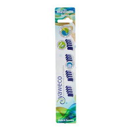 Yaweco Têtes de brosse à dents Nylon Medium-Dure Lot de 4