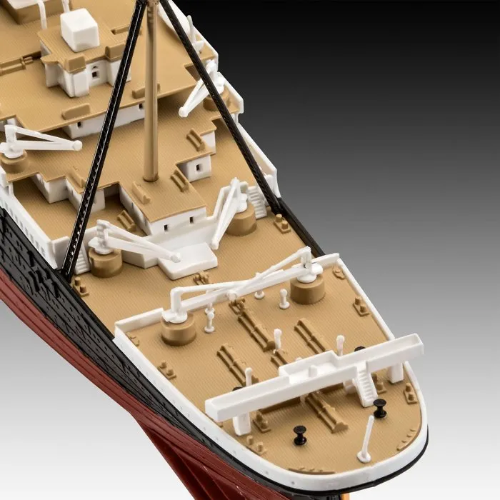 Revell - Maquette à construire R.M.S Titanic - Click System Sans Colle - Pièces Pré-peintes - Idéal Débutant