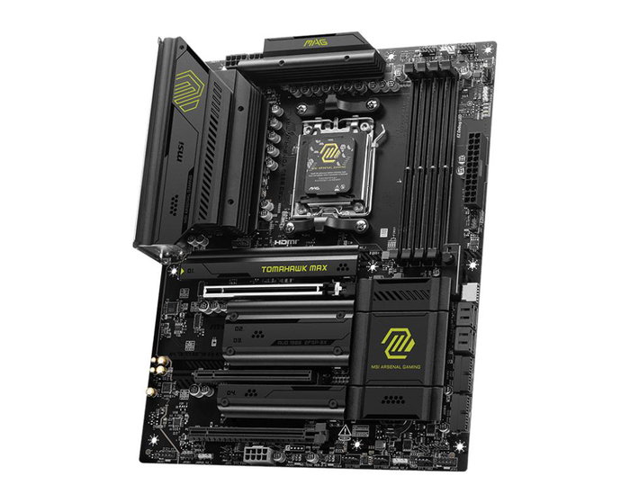 MSI Carte Mère MAG B850 Tomahawk, Socket AM5, DDR5, PCIe 5.0, Wi-Fi 7, ATX