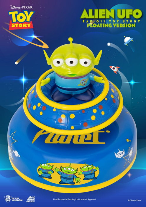 Toy Story diorama Egg Attack Alien UFO Floating Ver. 6 cm