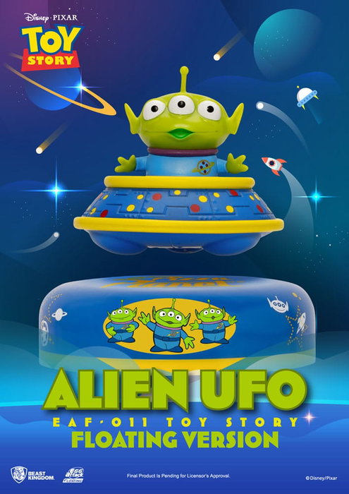Toy Story diorama Egg Attack Alien UFO Floating Ver. 6 cm