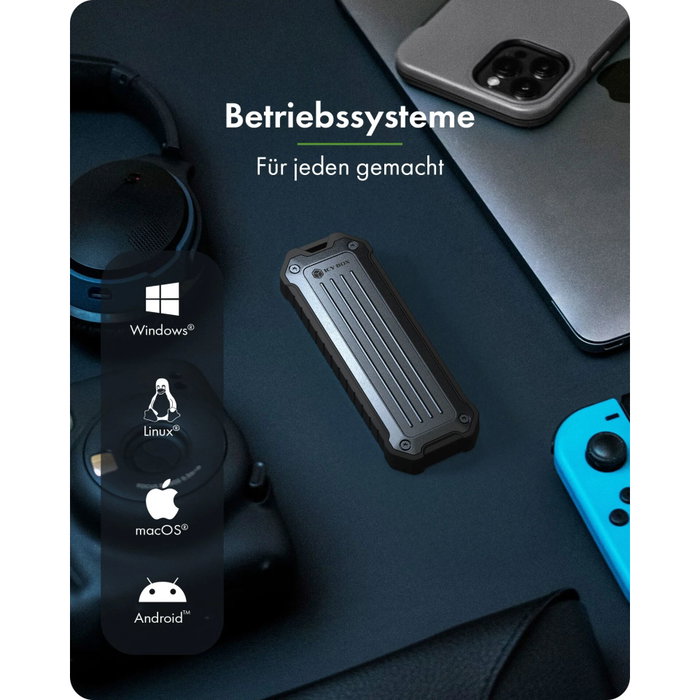 Icy IB-1827MCP-C31 Boîtier M.2 NVMe/SATA SSD Noir Icy IB-1827MCP-C31 Boîtier M.2 NVMe/SATA SSD Noir