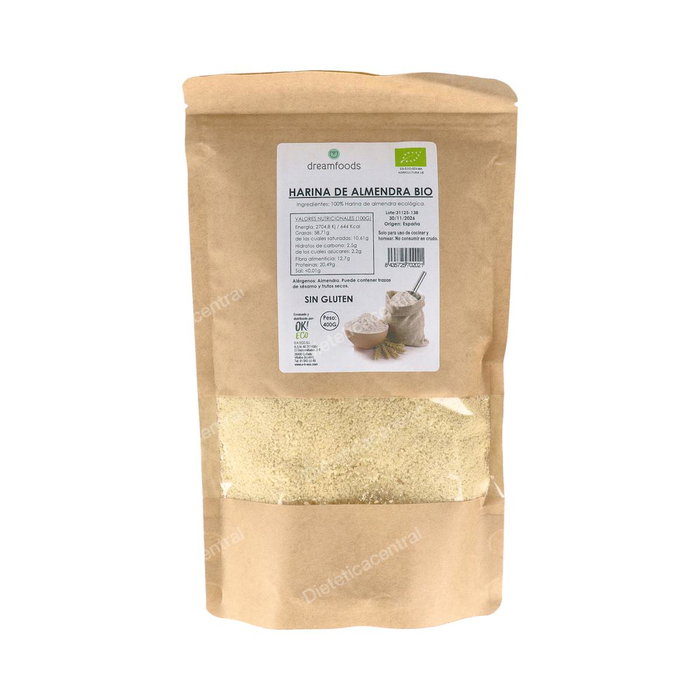 Dream Foods Farine d'Amande 400g Bio Sans Gluten Dream Foods Farine d'Amande 400g Bio Sans Gluten