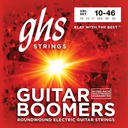 GHS Nickel Light 10-46 Boomers® Jeu de cordes électriques