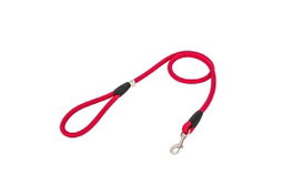 Freedog Laisse ronde en nylon rouge 13mm 120cm