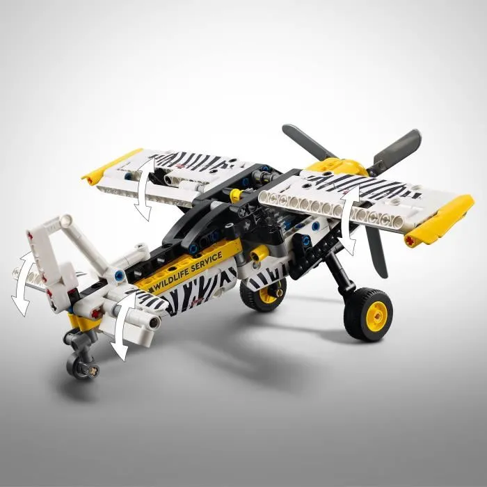 LEGO Technic 42198 Avion de brousse - Jeu de construction pour garçons dès 8 ans, 333 pièces avec hélice et ailerons