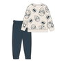 Marvel Pyjama 2 pièces en coton brossé avec motif Spiderman - Taille 8 ans (environ 128 cm), couleur beige