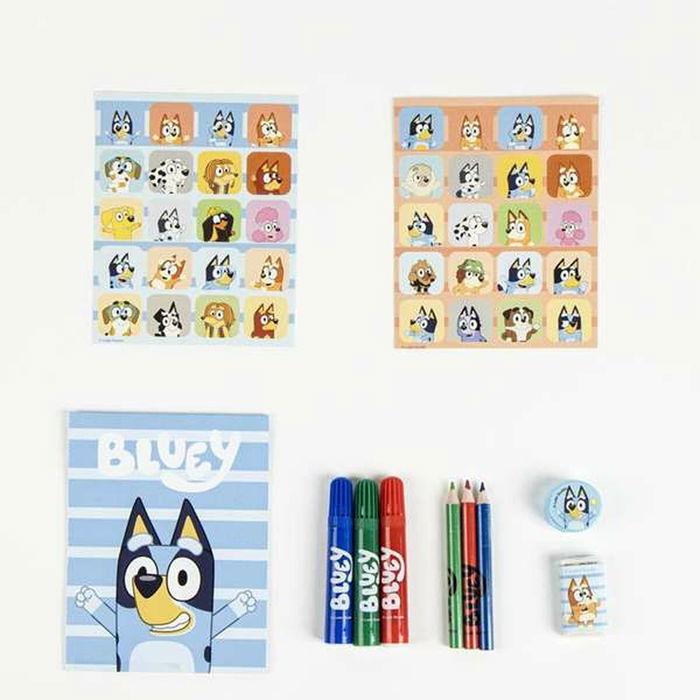Ensemble de Papeterie Bluey Bleu