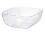 Leknes Bol Carré Transparent 5 L Plastique 25,5 x 25,5 x 12,3 cm (Set de 24)