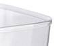 Leknes Bol Carré Transparent 5 L Plastique 25,5 x 25,5 x 12,3 cm (Set de 24)