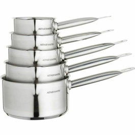 Arthur Martin Set de 5 Casseroles en Acier Inoxydable