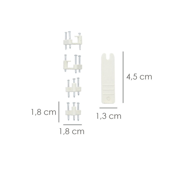 Wolfpack Linea Profesional Hanger 299 H, Pack de 4 unités par clouage