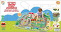 CEFA - Tapis de jeu en mousse Circuit de train City Adventures avec train à piles et accessoires, 59 pièces - Jeu d'imagination pour enfants dès 3 ans